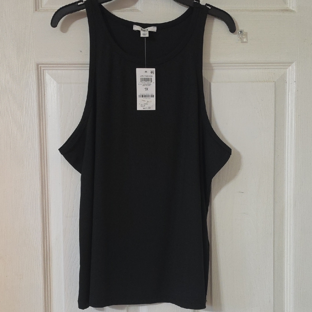 Apt. 9 Black Sleeveless Tank Top